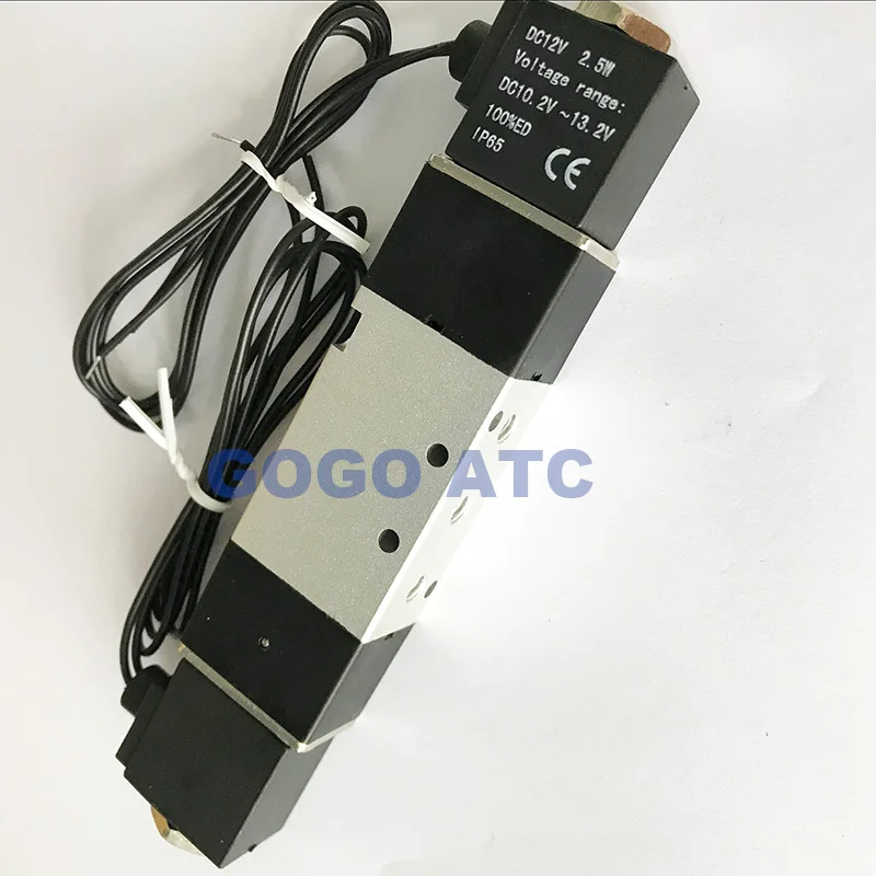 GOGO пневматический Соленоидный клапан 4V120-M5 4V120-06 двойной порт катушки M5 5/2