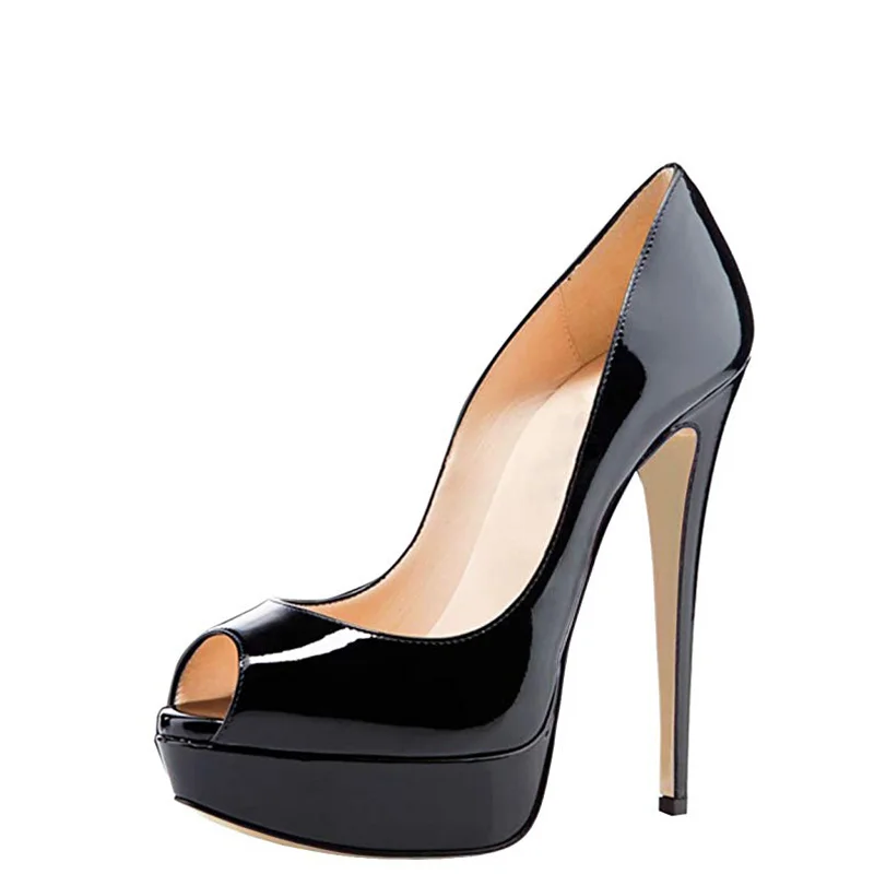 Red sole 1 Туфли-лодочки на платформе с красной подошвой на высоком каблуке-шпильке; женские туфли с открытым носком; цвет синий, телесный; Классические Вечерние туфли для танцев на шесте - Цвет: Red sole 1