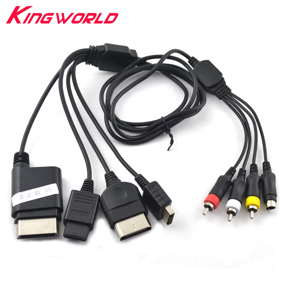 Многофункциональный Leadwire s видео AV кабель для ТВ NGC N64 PS1 PS2 PS3 XBOX|cable for|av cable for ps3cable ps2