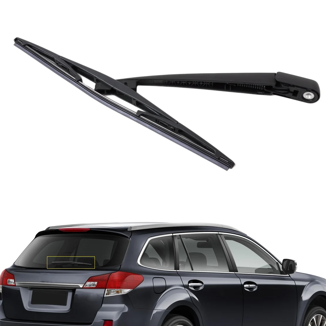 Beler-escobilla de brazo de limpiaparabrisas para ventana trasera, alta calidad, para Subaru Impreza Forester Legacy Outback, precio al por mayor