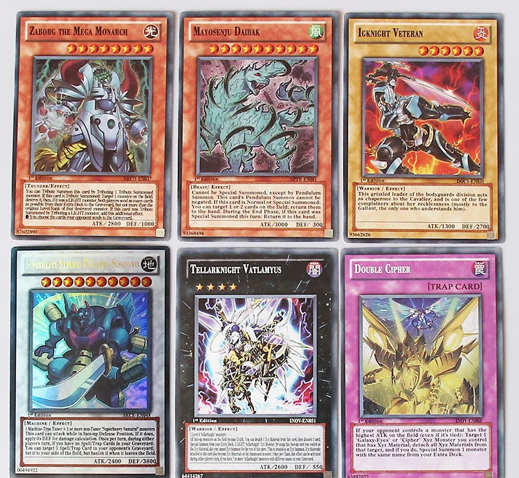 Шт. 216 шт. английская Yu Gi Oh коллекция игровых карт Yugioh торговая карточная игра