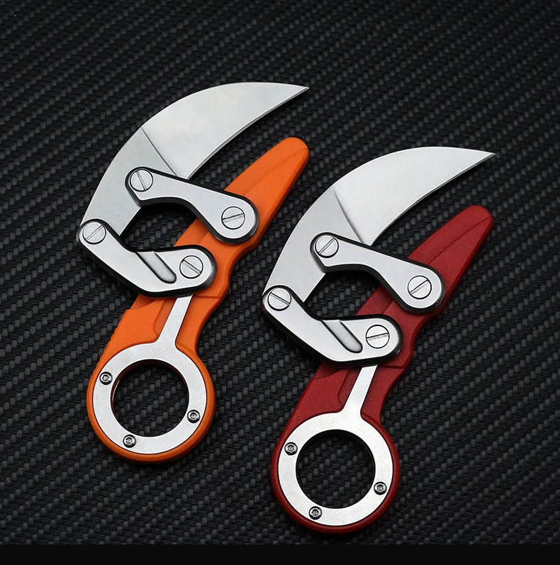 Механический складной нож Karambit CS GO коготь нож выживания кольцо нож карманный тактический инструмент мини EDC инструмент