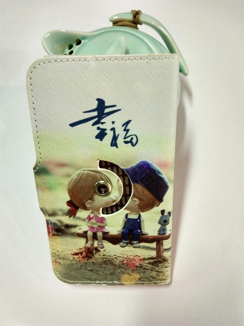 Для Alcatel One Touch Pop Icon Дело Способа Высокого Качества Живописи Вращения Мобильный