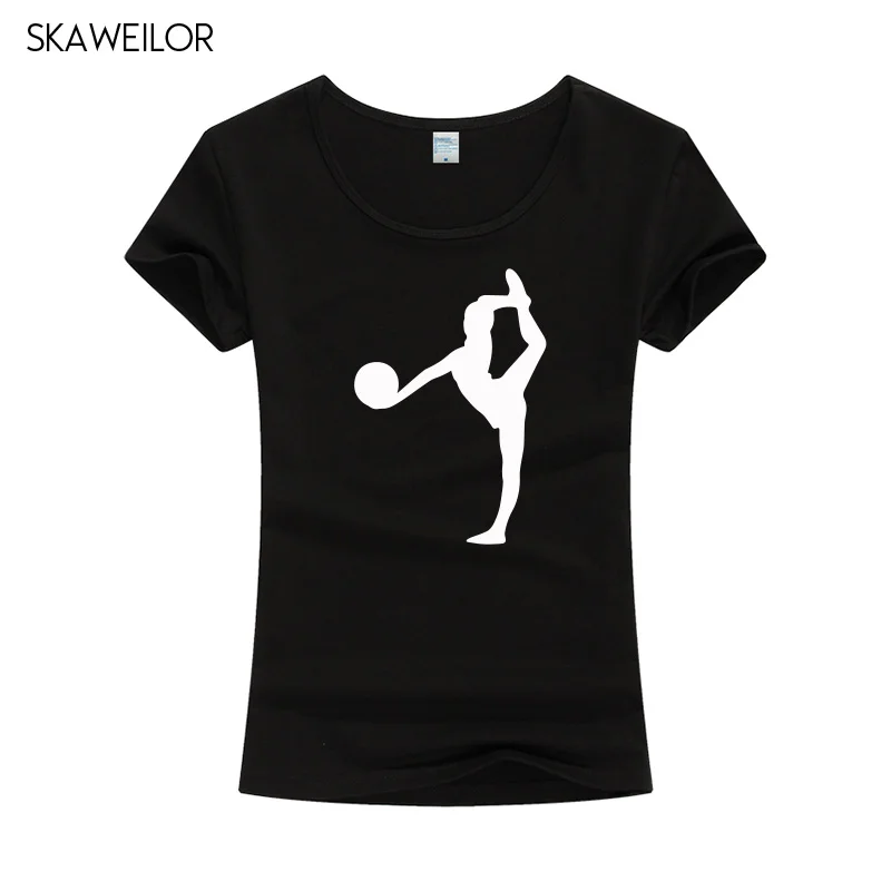 2018 Женская модная футболка с короткими рукавами для девочек принтом в виде