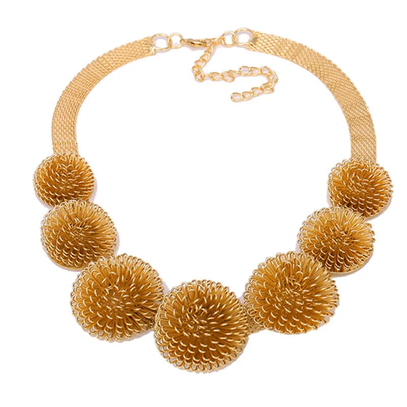 Модный комплект ювелирных изделий ZuoDi с африканскими бусинами Дубай золотого