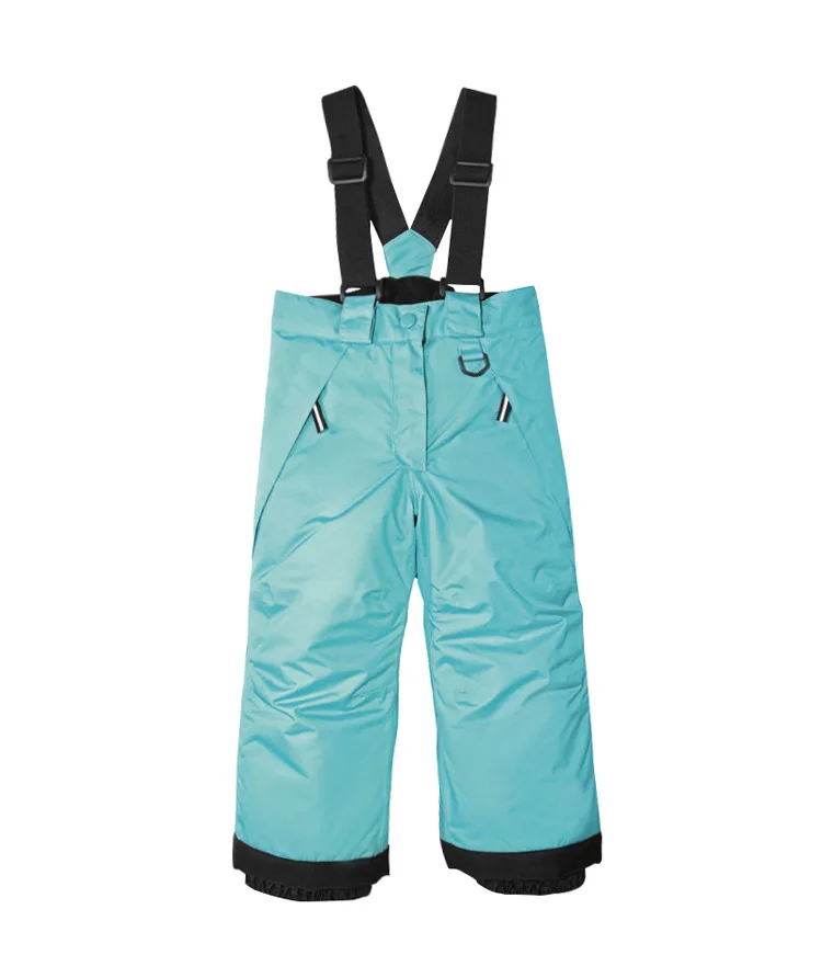 Зимние детские комбинезоны, флисовый хлопковый спортивный комбинезон для девочек, ветрозащитные штаны для мальчиков, плотные теплые детские штаны