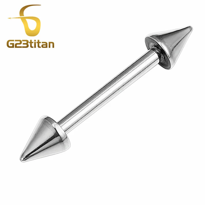 Straight Barbell G23 титана основные общие кольца для пирсинга тела Ушные Шпильки для бровей ниппель нос Лабрет перегородка губы сегмент кольца Промышленные Штанги - Окраска металла: Straight Barbell