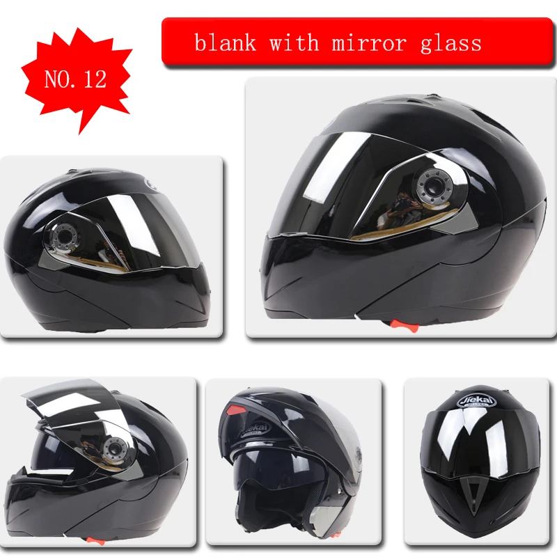 Флип мото rcycle шлем JIEKAI 105 двойной объектив moto шлем DOT утвержден гоночный велосипедный шлем