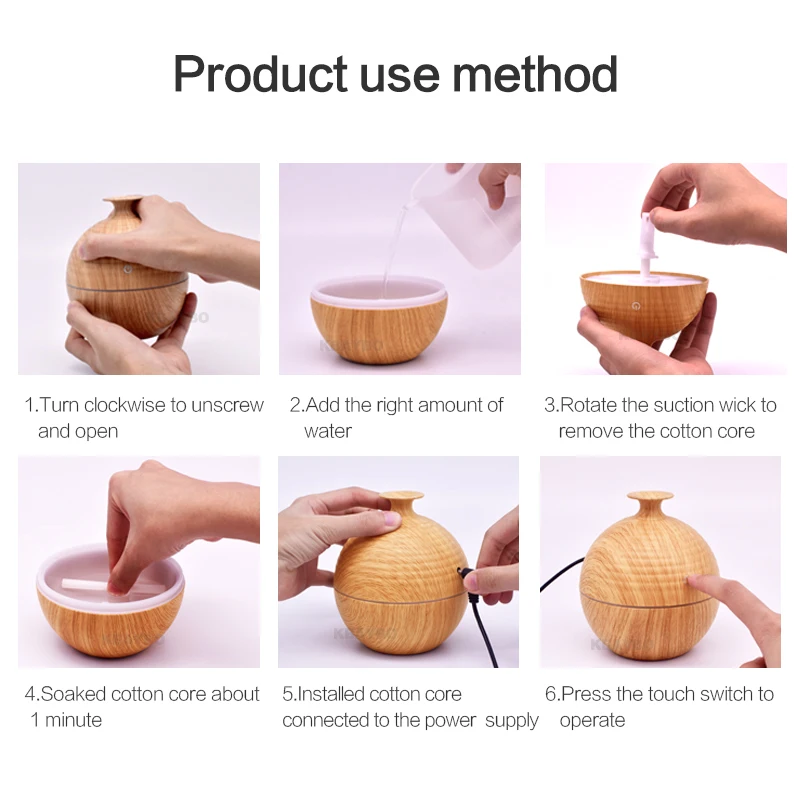 USB Испарительный Увлажнитель воздуха 130 мл Арома диффузор Эфирные масла