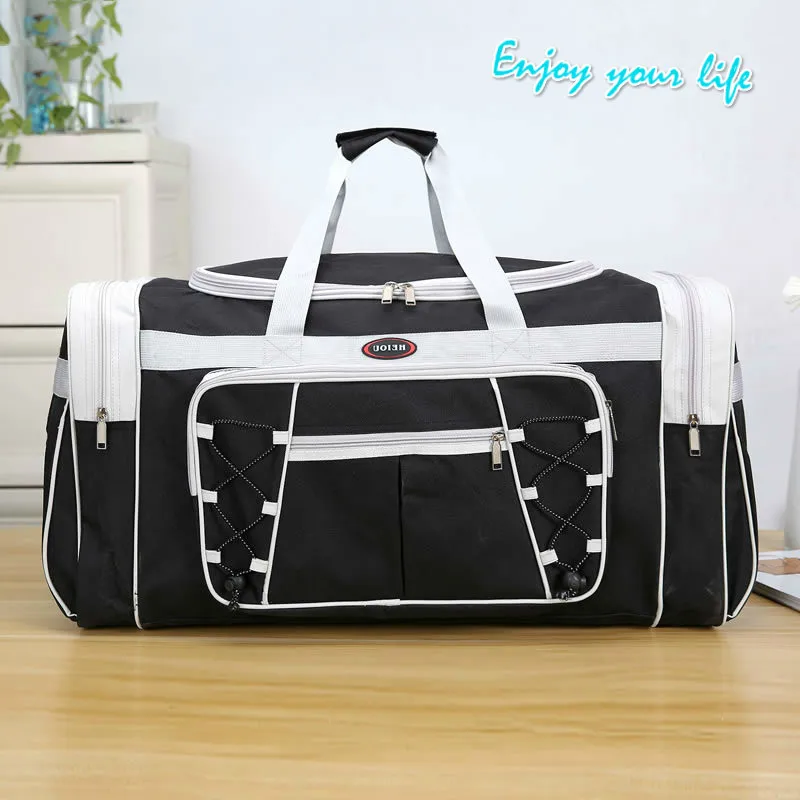 

Men Large Capacity Portable Luggage Travel Organizer Bags Duffle Weekend Big Duffel Sport Women's Bag Women Fold Packing Cubes