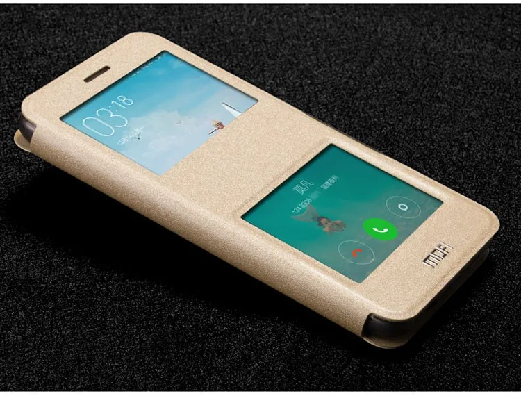 Для Xiaomi Redmi Note 3 Pro Prime Case Флип Оригинал Mofi PU Кожаный Чехол Высокое Качество С Окном
