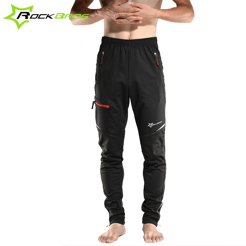 RockBros мужские зимние теплые штаны для велоспорта флисовые Mtb Горные горного