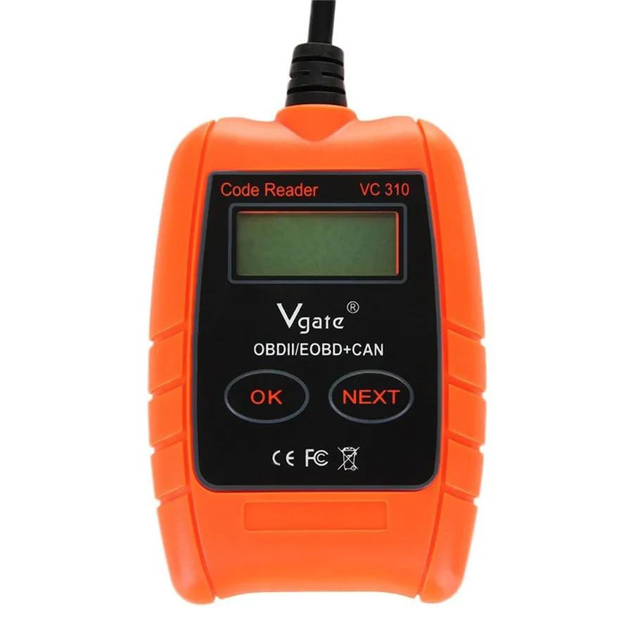 Vgate VC310 компактный Универсальный ODB2 Автомобильный сканер считыватель кодов