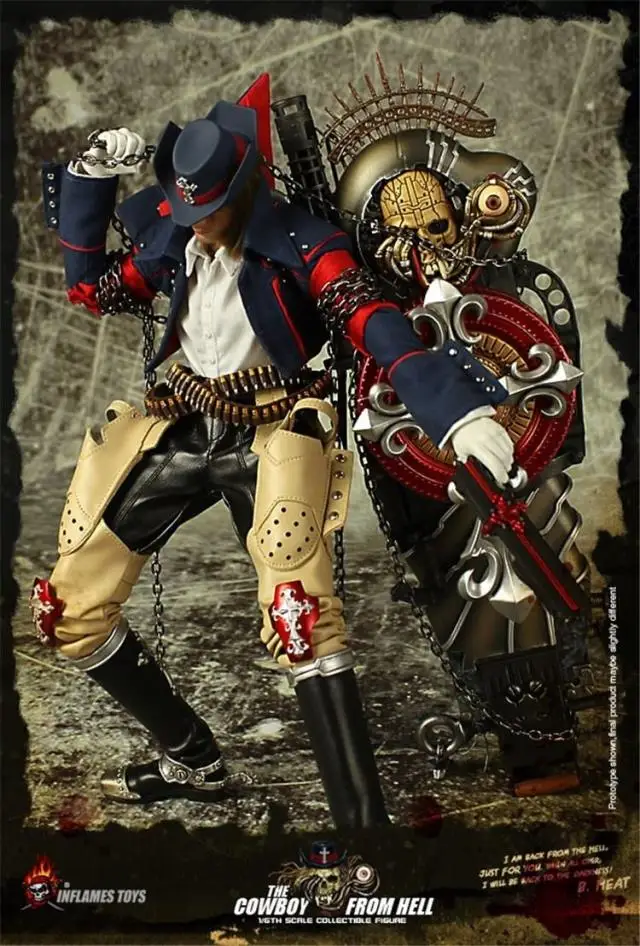 Модели вентиляторов, надувные игрушки, GUNGRAVE, Высота 35 см, 1/6 Ковбой из Преисподней, фигурка, игрушка для коллекции
