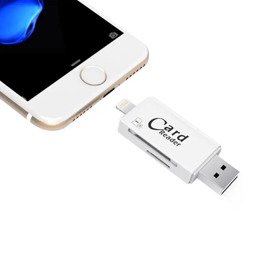 USB iFlash Drive Stick SD/TF устройство для чтения карт памяти ipad iPhone X 11 5 6 7 Plus|memory card reader