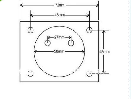 Analog Amp Panel Meter Current Ammeter DC 0-50A | Инструменты