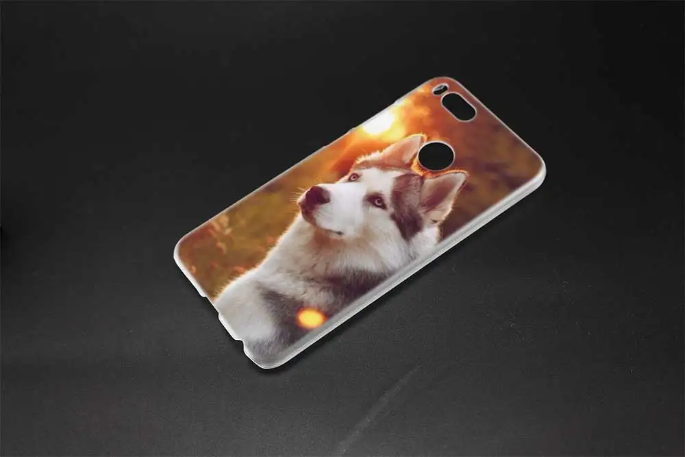 Мягкий силиконовый чехол с изображением щенка Хаски для Xiaomi redmi 9a 8a 7a 6a 5a note 9 8 7 6 Pro