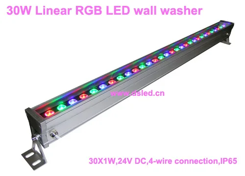 

IP65,CE,30W Linear RGB LED wall washer,RGB LED bar light,led wash light,led floodlight,30*1W,24VDC,DS-T76 100cm,projector light