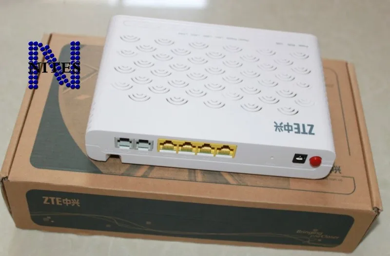 Оригинальный абсолютно новый ZTE ZXA10 F620 GPON ONU с 4 портами ethernet и 2 голосовыми