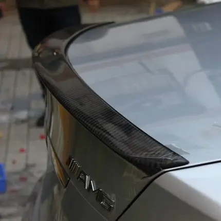 Спойлер для багажника W204 C180 C200 C260 C300 из углеродного волокна задний спойлер Mercedes
