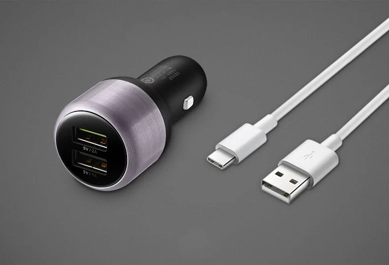 HUAWEI Honor автомобиль Быстрая Зарядное устройство Dual USB перегружать 9V2A супер заряда