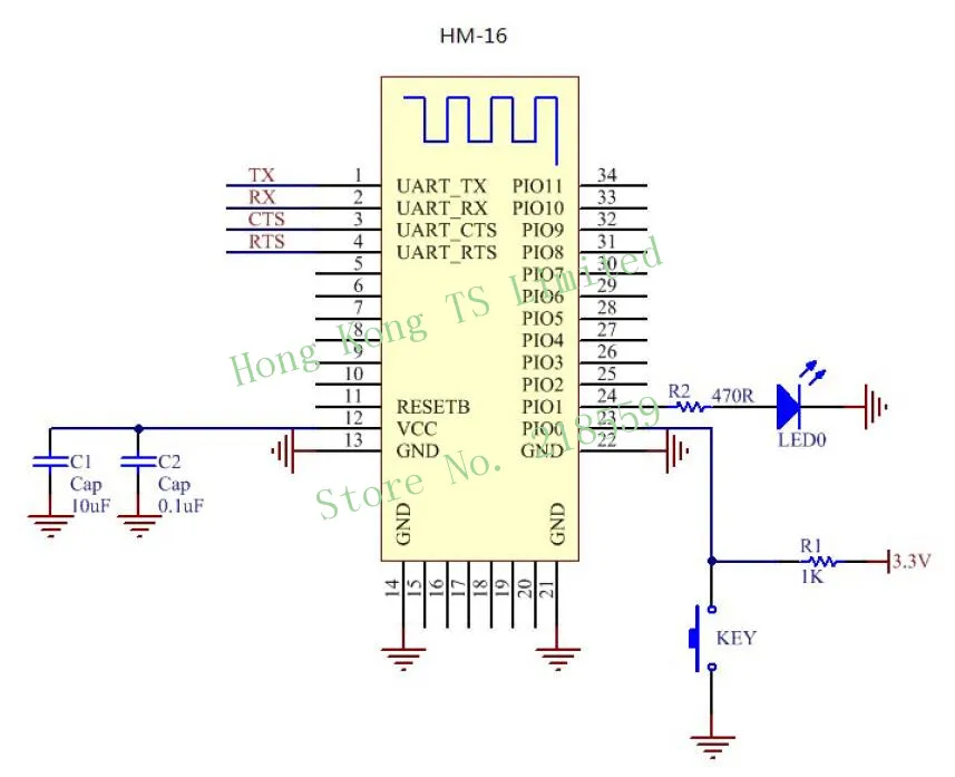 HM-16 CC2640R2F модуль Bluetooth BLE 4,2 5,0 базовая станция Маяк беспроводной cc2640 модуль передачи последовательного порта