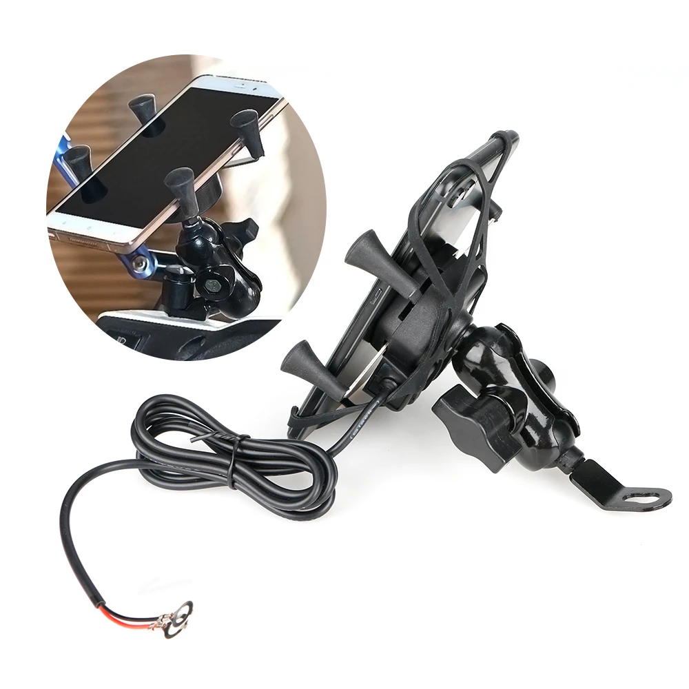 Держатель зарядного устройства для телефона BMW R1250GS R1200GS LC Adventure 2019 2018 2017 с USB R1200 R1250