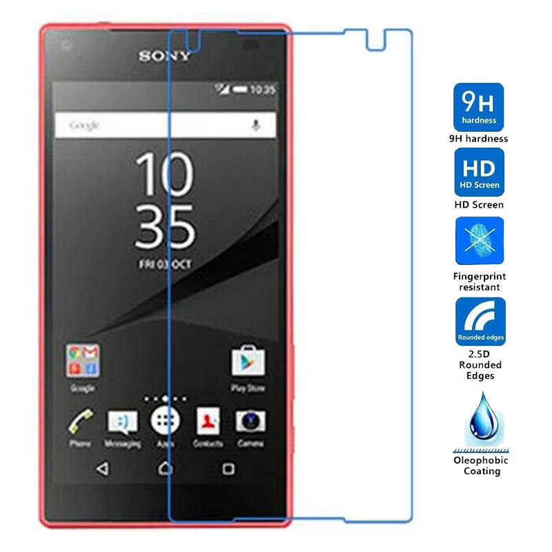 Защита экрана из закаленного стекла для SONY Xperia Z5 Mini Z5MINI закаленная Защитная
