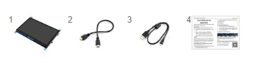 Waveshare 7 дюймов HDMI lcd(H) монитор компьютера 1024*600 ips емкостный сенсорный экран поддерживает Raspberry Pi Jetson Nano Win10 и т. д
