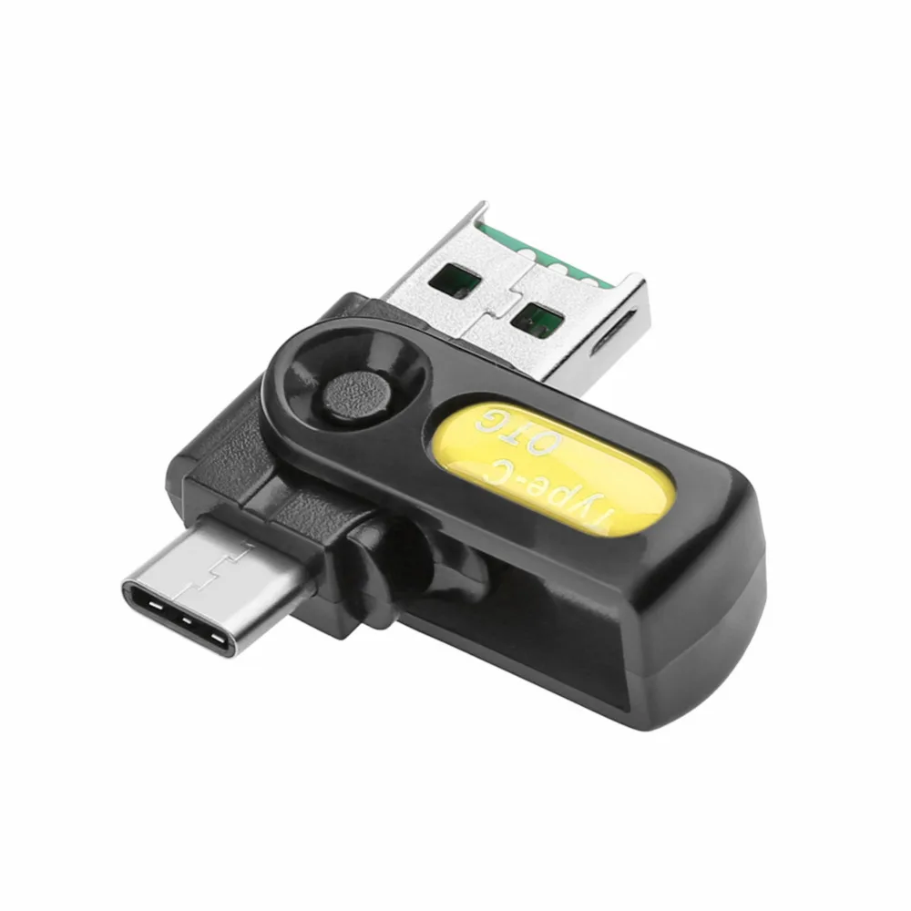 USB 3,1 Micro SD TF кард-ридер 2 в 1 type-C Memeory кард-ридер телефон U диск адаптер для ПК ноутбука Micro SD TF кард-ридер