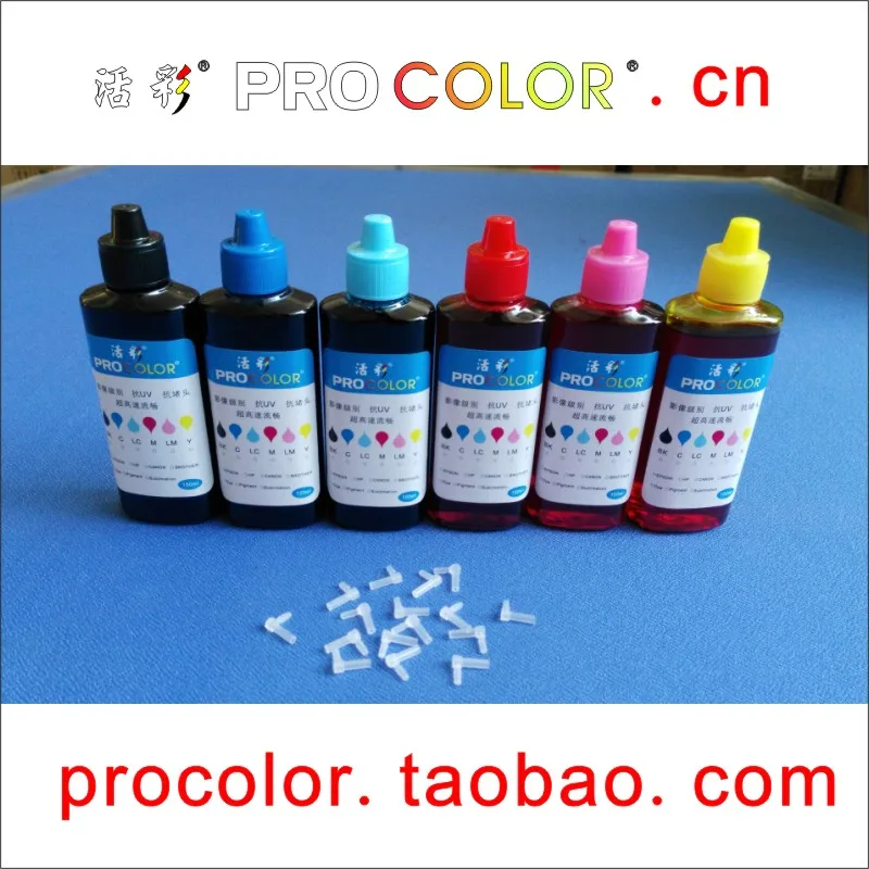 

100ml dye ink High quality 6 Color photo CISS Refill ink special for EPSON Stylus Photo RX500 RX600 R340 RX620 R320 R340 RX640
