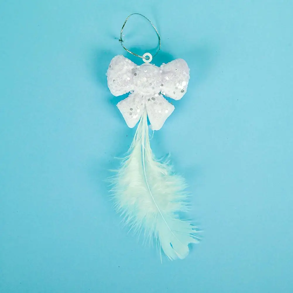 4 шт. белый пенопластовые перья Рождественская елка украшение кулон Ins Wind DIY