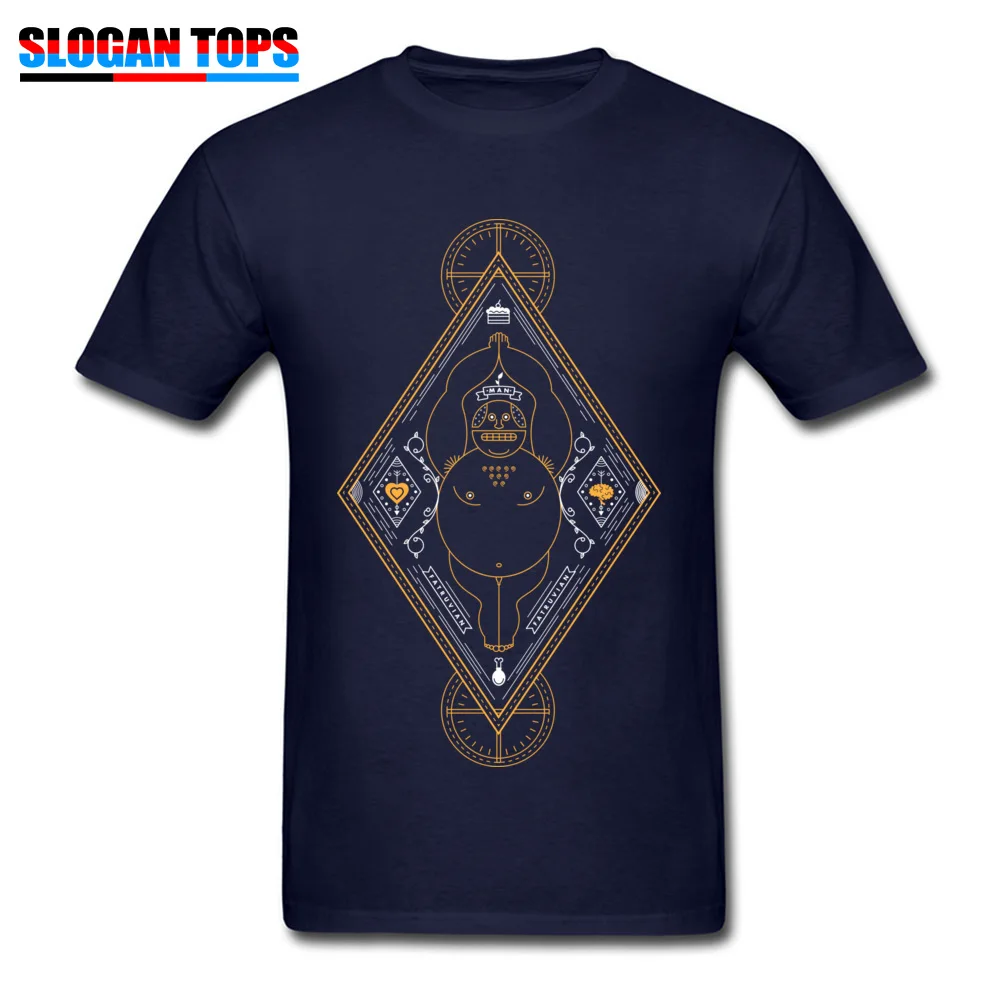 Vitruvian Fatso Футболка мужская футболка с уникальным дизайном футболки Новинки