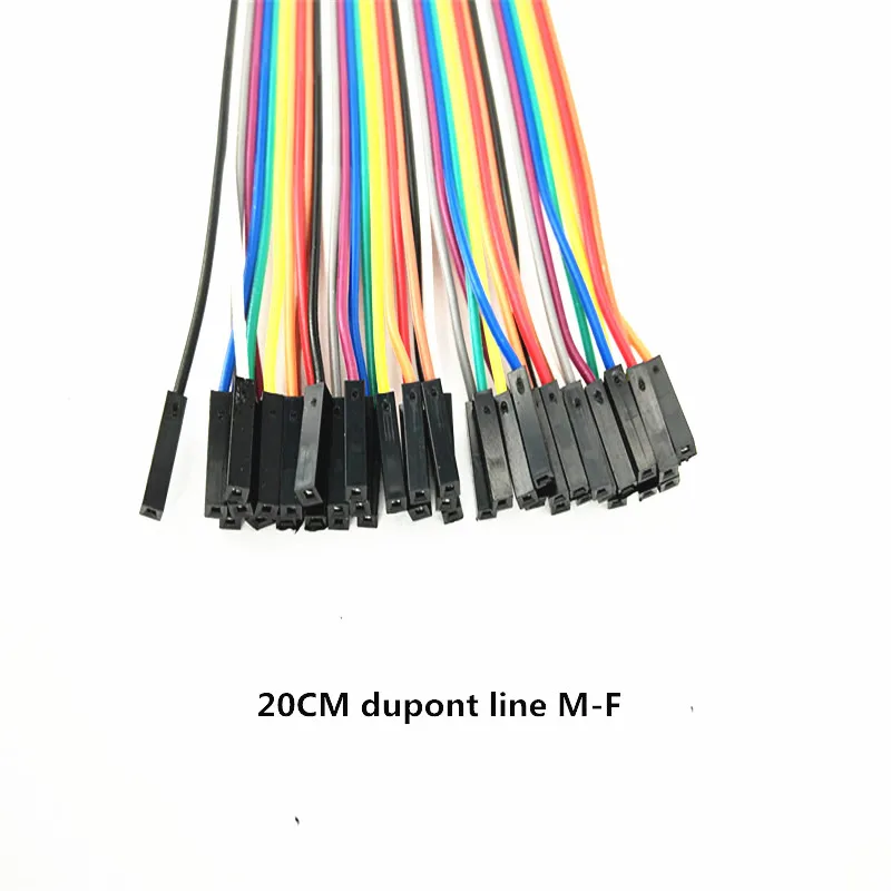 40 шт. 20 см Dupont линия женский и мужской скачок провод кабель F M 1 P расстояние 2 54 мм diy