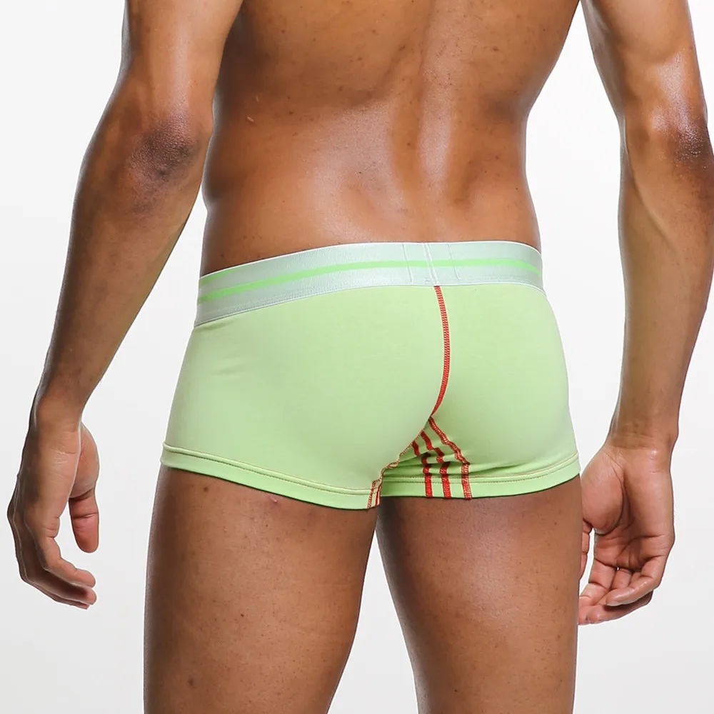 2 PACK Seeinner мужские боксеры Пара Нижнее белье хлопок шорты свободные трусики Pull In