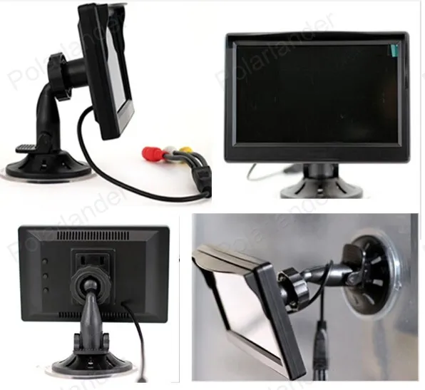 TFT LCD беспроводной 5-дюймовый монитор для камеры заднего вида парковочный