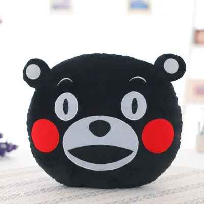 Новый известный талисман KUMAMON плюшевый мишка круглая подушка подарок для ребенка