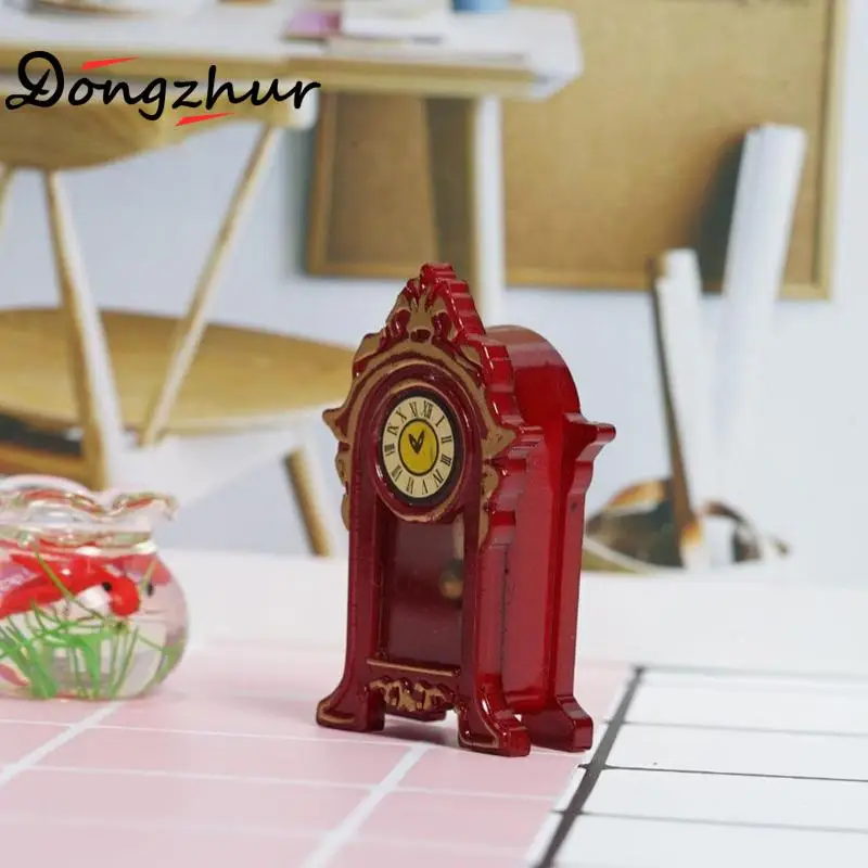 Миниатюрный Кукольный домик Dongzhur аксессуары для 1:12 винтажные мини-часы