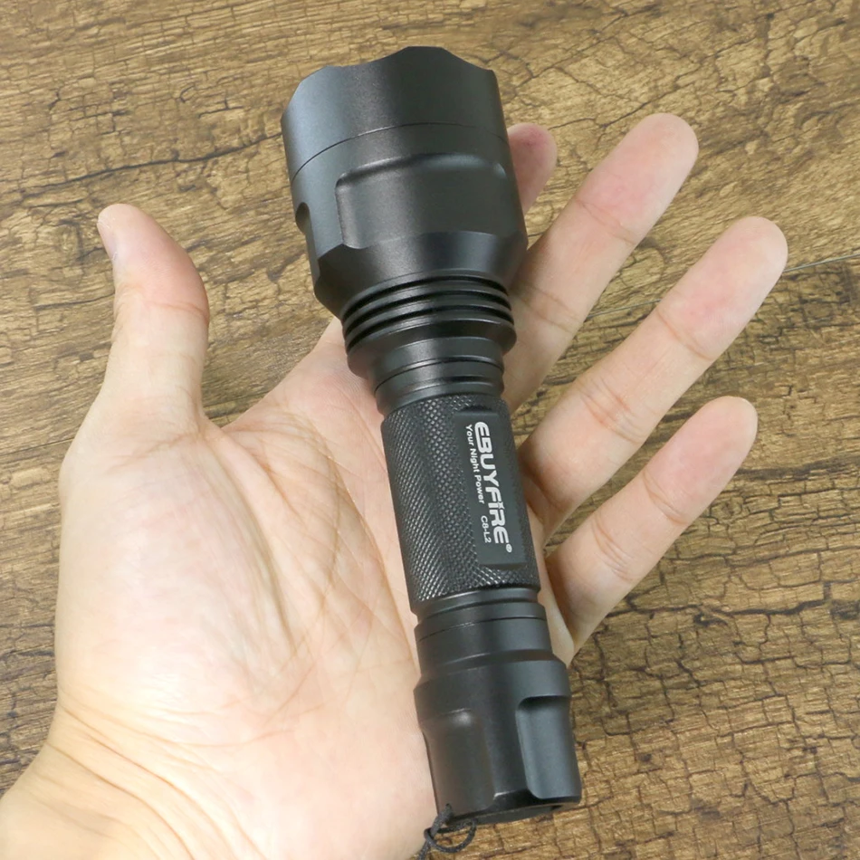 EBUYFIRE C8 L2 Flashlight * XML U2 LED lights leds light flash Tactical shock flashlight torch xml | Освещение