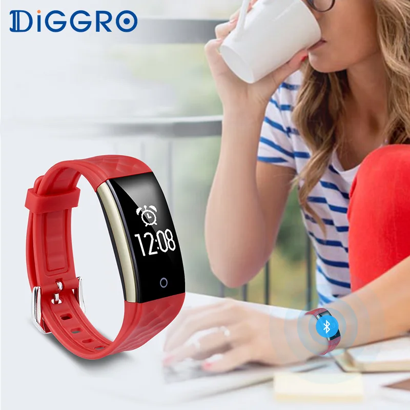 Умный Браслет Diggro S2 с Bluetooth, монитор сердечного ритма, IP67, спортивный фитнес-трекер, браслет для телефона на базе Android IOS