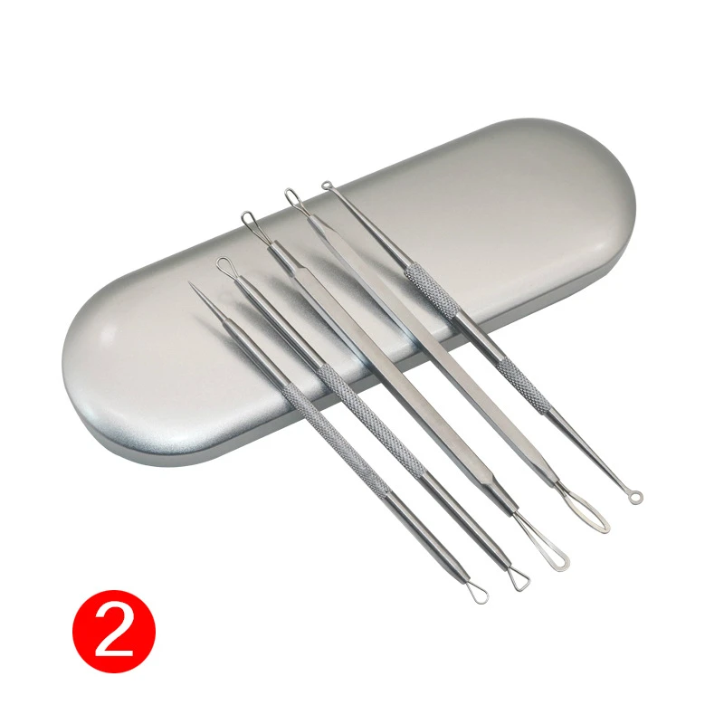 5 шт. профессиональные Угри Comedone акне прыщи Belmish Extractor вакуумные Remover tool Beauty Tool Kit |
