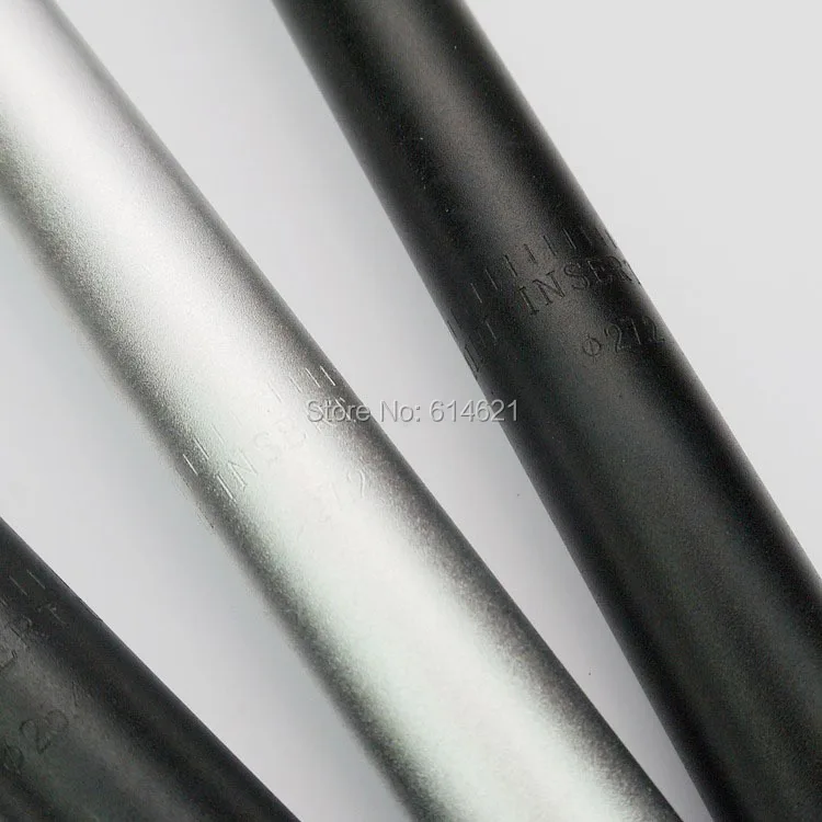 Матовый Алюминиевый сплав MTB горный велосипед seatpost fixed gear дорожный велосипед seat post 300/мм 27,2*25,4 мм seat tube черный/серебристый