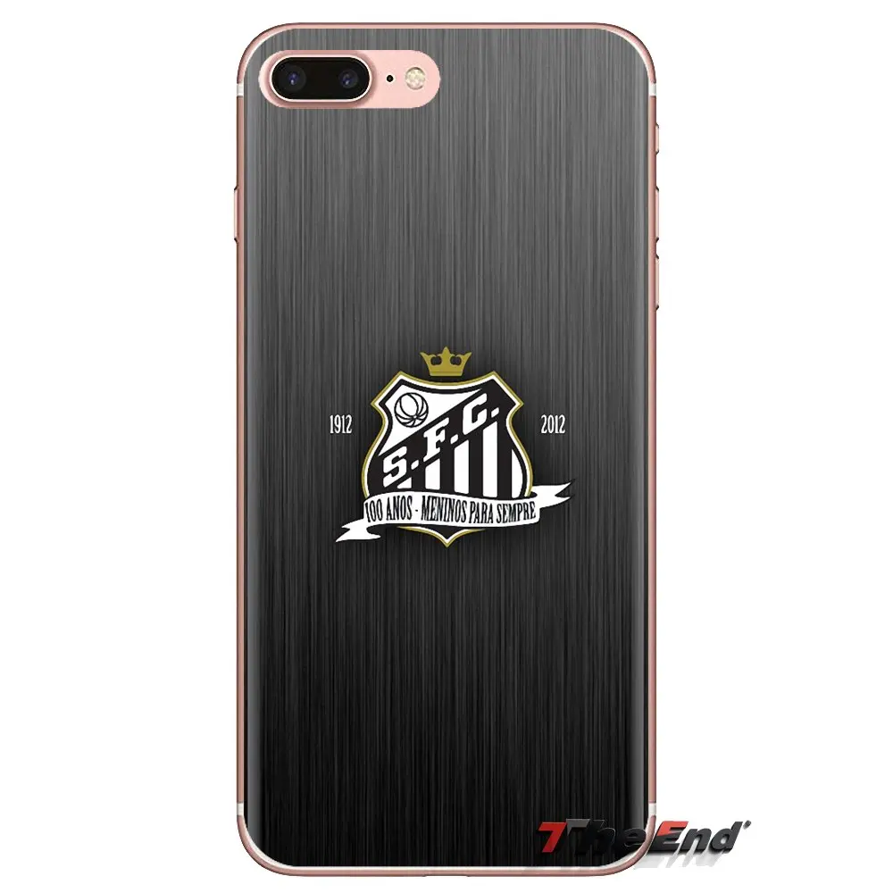 TPU Bag Case Football Club Santos FC Soccer Logo For Huawei G7 G8 P7 P8 P9 P10 P20 P30 Lite Mini Pro P Smart Plus 2017 2018 2019 |