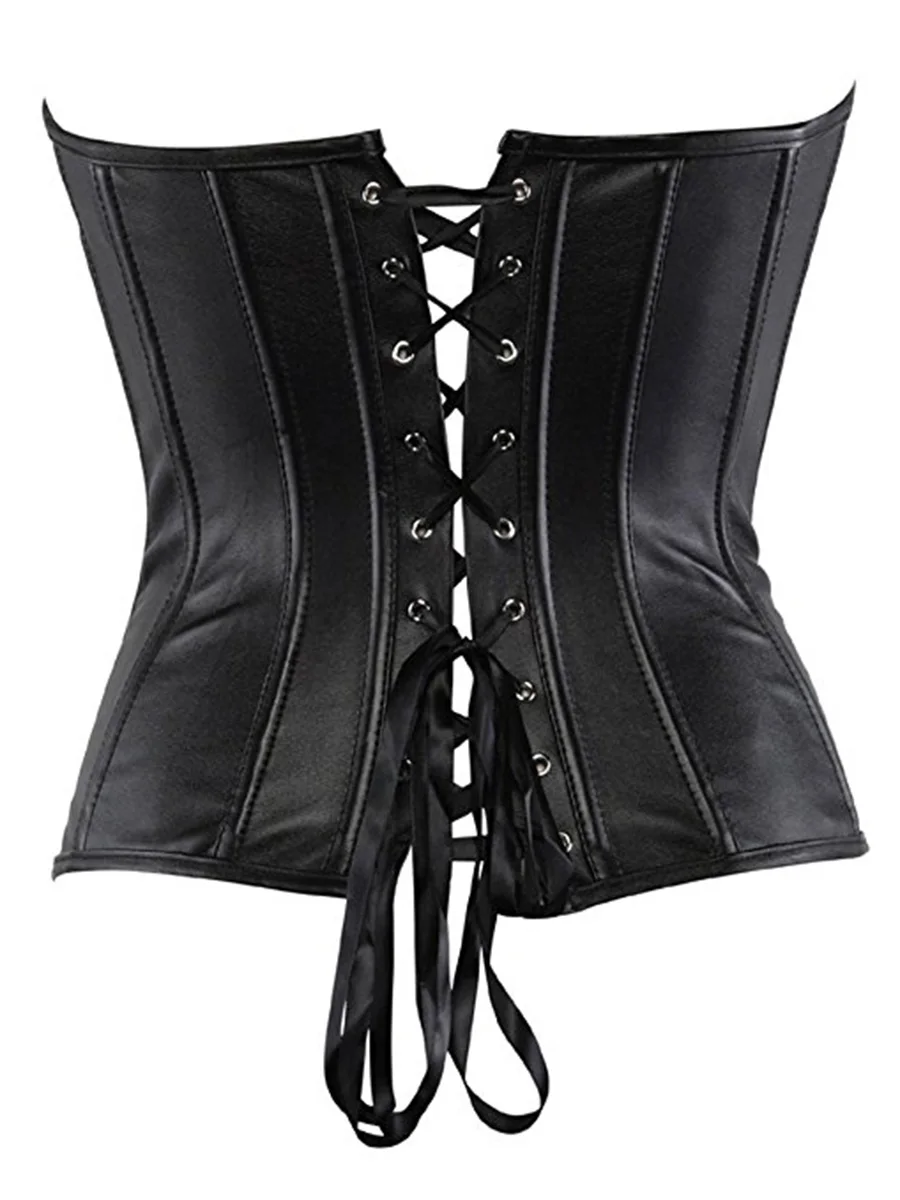Готические женские корсеты летние черные на шнуровке сексуальные боди талии