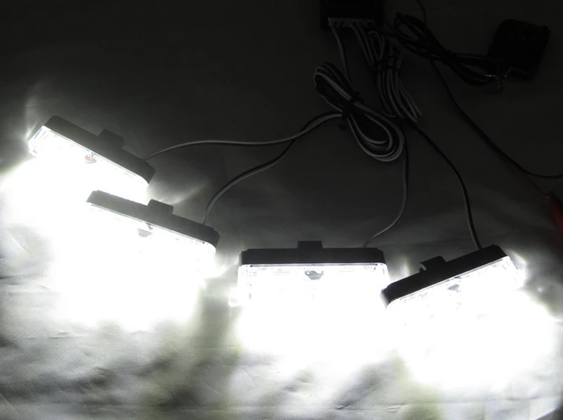 4x4 полиции светодиодный светильник решетка автомобиля Aux светодиодные дневные DRL