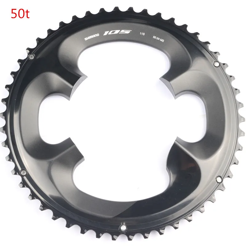 50t Shimano 105 R7000 11 скоростной дорожный велосипед велосипедная Звездочка 110BCD 34T 36T 39T 50T 52T 53T зуб дорожный велосипед для R7000 R8000 шатун - Цвет: 50t