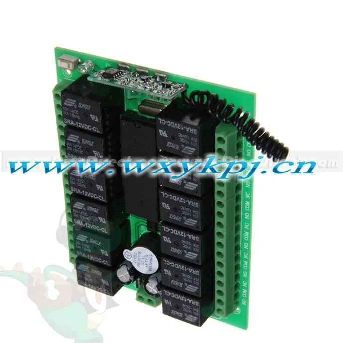 /DC12V 12 CH RF Беспроводная система дистанционного управления переключателем #