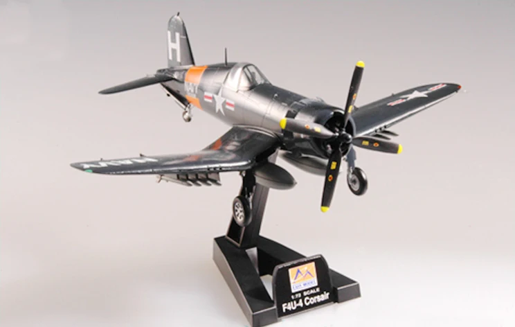 Труба 1: 72 модель готового изделия для морской войны США F4U 4 пиратский боец 37239| |