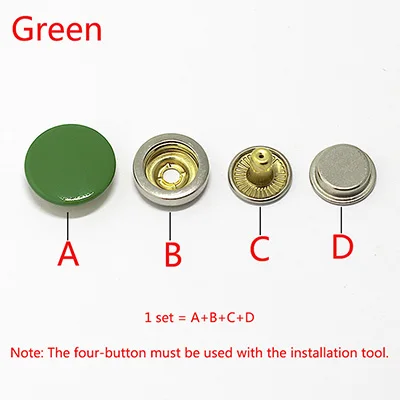 Meetee 30sets 12/15/17/20mm Pure Copper Sanp Button Down Jacket Invisible Button DIY Clothing Sewing Scrapbooking Accessories