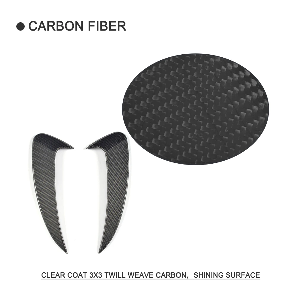 Вентиляционные отверстия для заднего бампера автомобиля из углеродного волокна